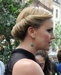 Classic Updo Charlize Theron
