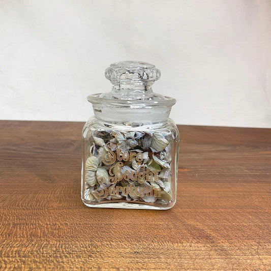 Emotional Support Candy Glass Candy Jar