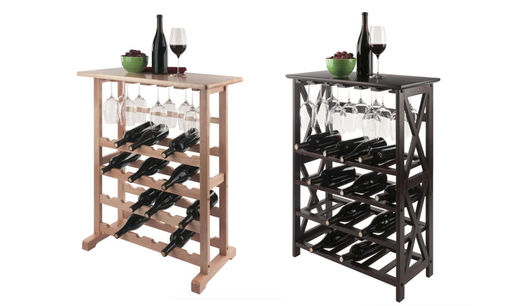 wine table rack