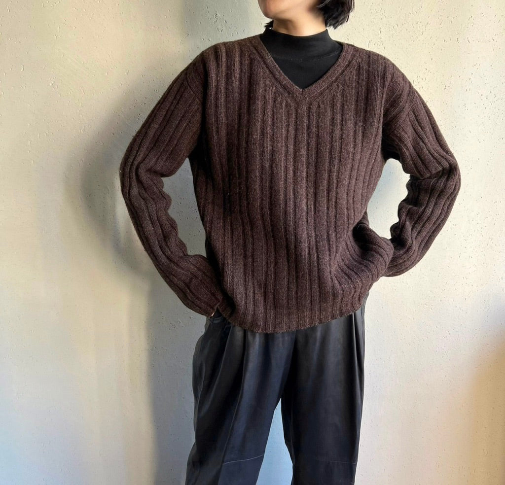 値引きする knit vintage J.CREW 90s ジェイクルー ニット バーズアイ