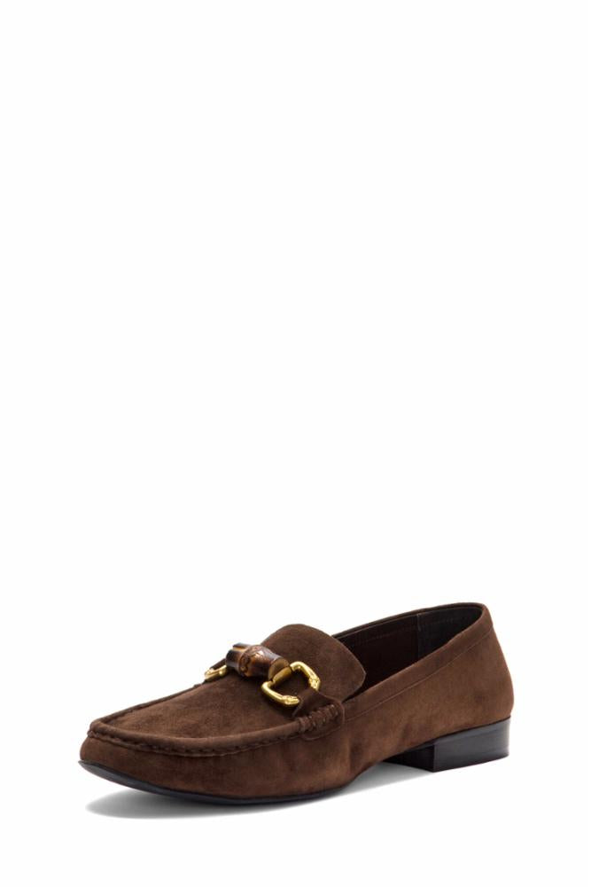 Jeffrey Campbell Women APPRENTICE BROWN SUEDE GOLD