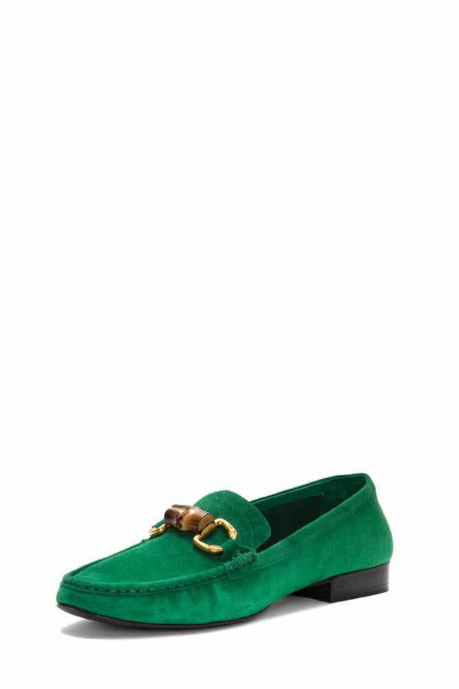 Jeffrey Campbell Women APPRENTICE GREEN SUEDE GOLD