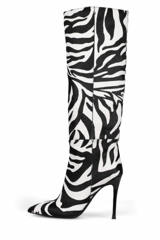 Jeffrey Campbell Women ARSEN_HI-F BLACK/WHITE/ZEBRA