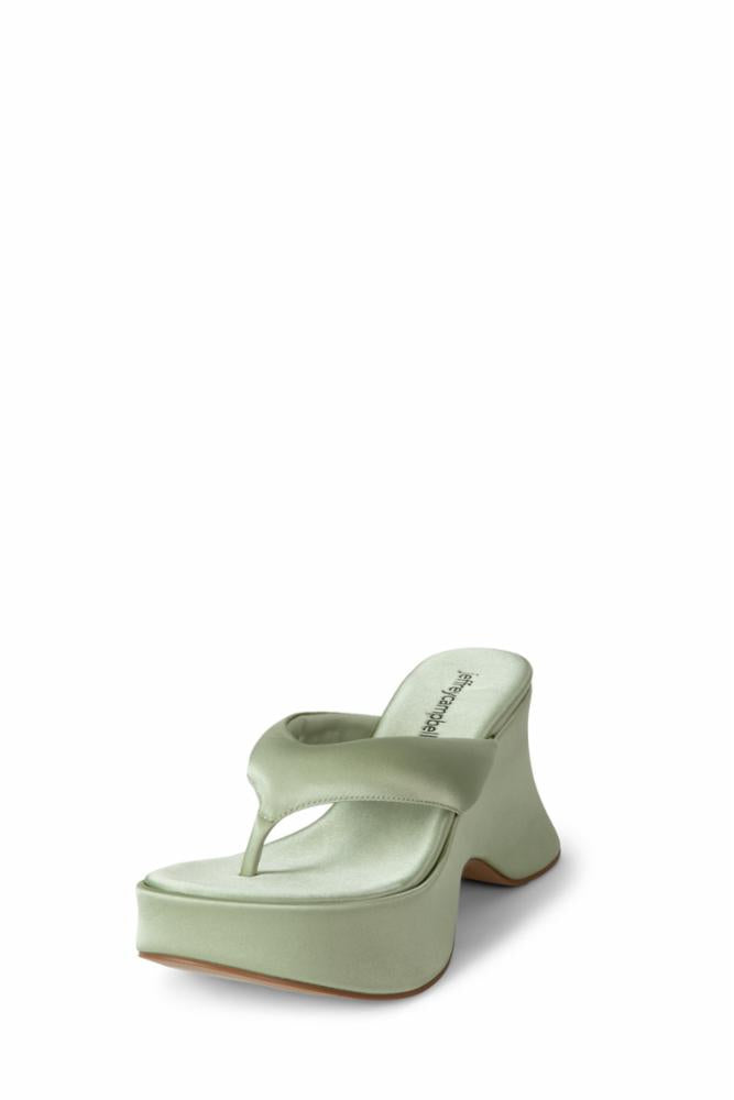 Jeffrey Campbell Women DRIPPIN SAGE SATIN