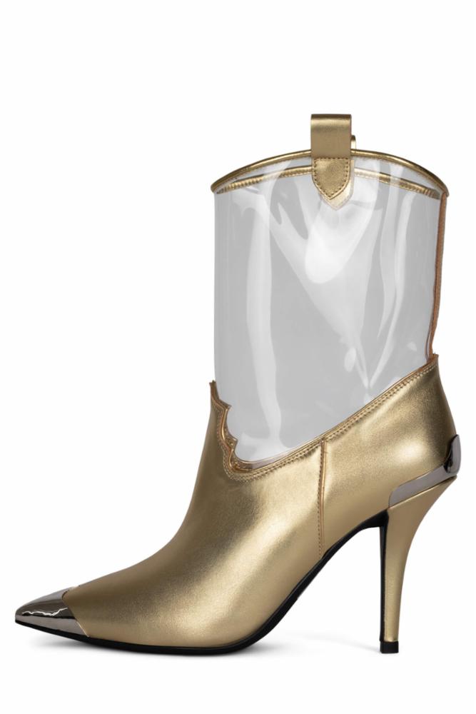 Jeffrey Campbell Women ELPASO_V GOLD CLEAR