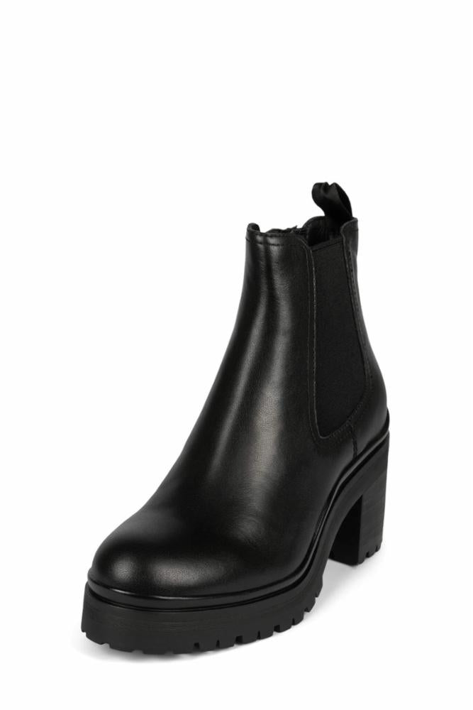 Jeffrey Campbell Women ESCOB BLACK/LEATHER