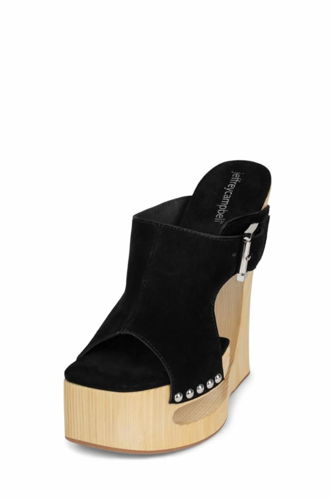 Jeffrey Campbell Women ETHEREAL BLACK SUEDE