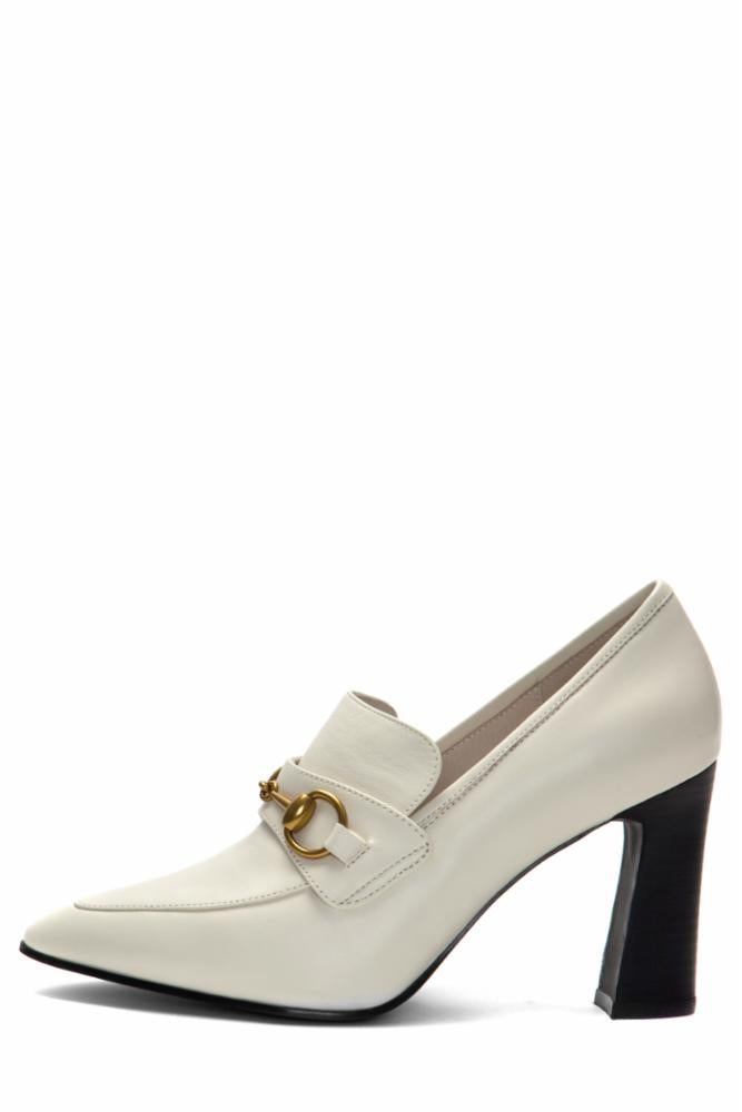 Jeffrey Campbell Women ETIQUETTE IVORY/GOLD