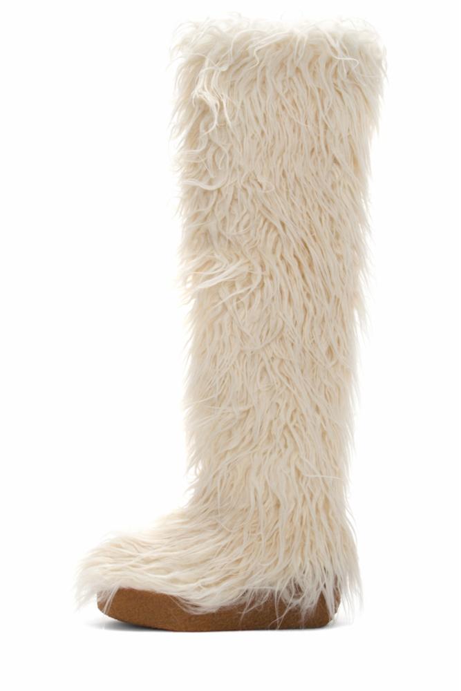 Jeffrey Campbell Women FLUFFY_OK IVORY