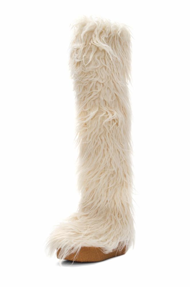 Jeffrey Campbell Women FLUFFY_OK IVORY