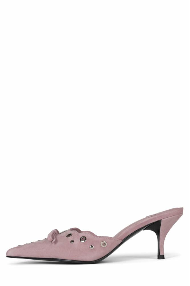 Jeffrey Campbell Women GRATIS BABY PINK SUEDE SILVER/SUEDE