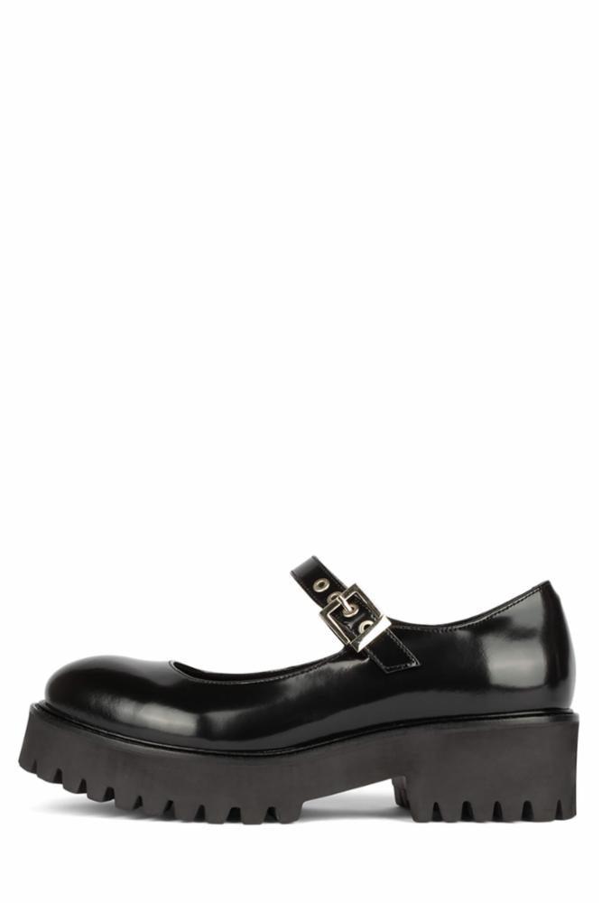 Jeffrey Campbell Women MARJ_HI BLACK BOX COW  LEA