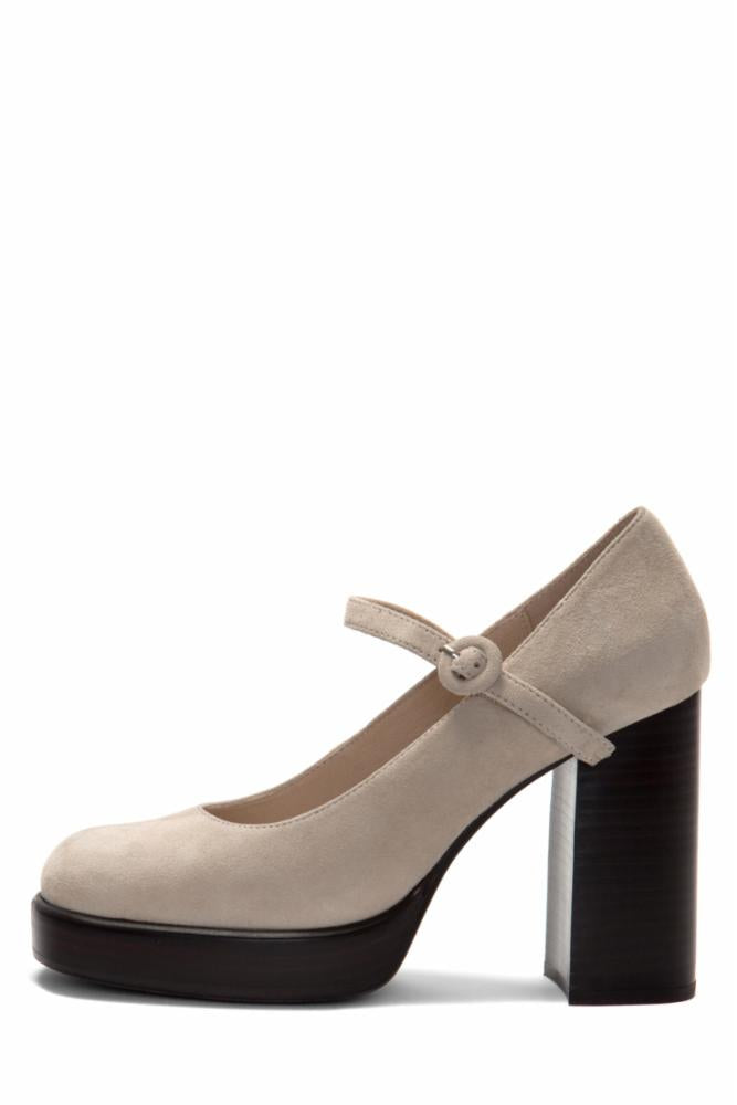 Jeffrey Campbell Women MARY_ANN ICE/SUEDE/BROWN/STACK