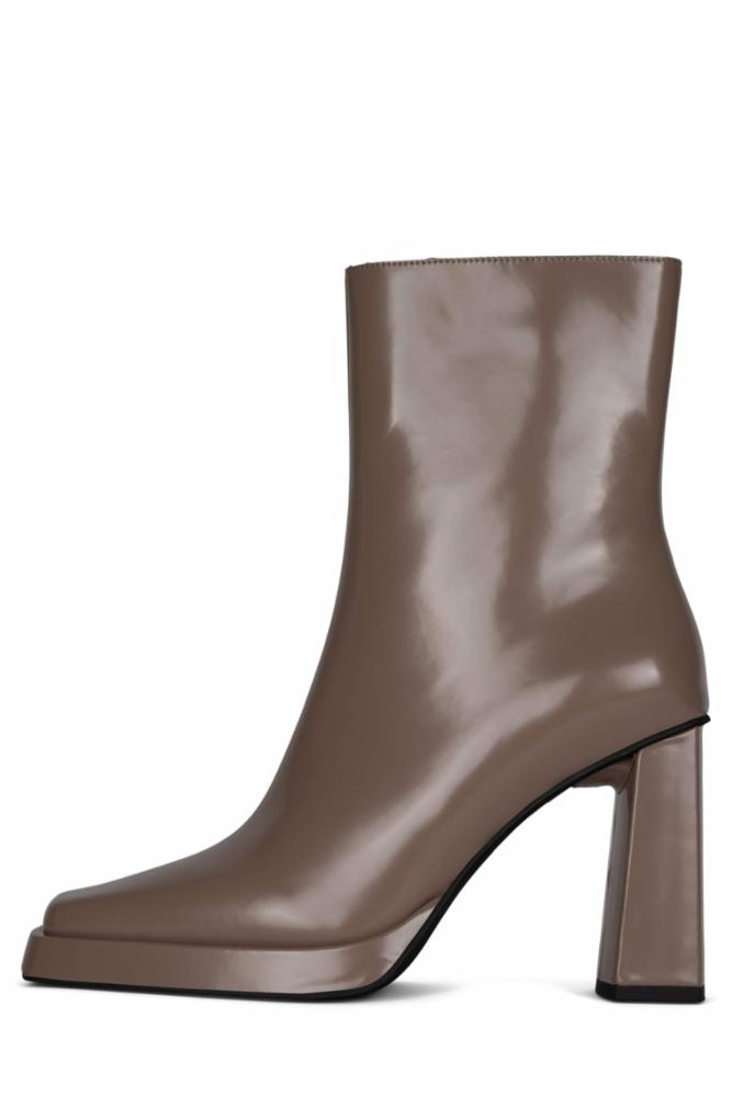 Jeffrey Campbell Women MAXIMAL_LO TAUPE BOX COW  LEA