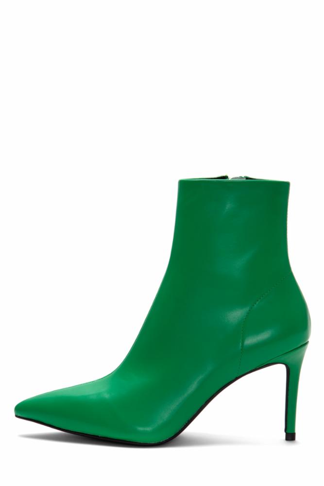 Jeffrey Campbell Women NIXIE GREEN STRETCH/PU