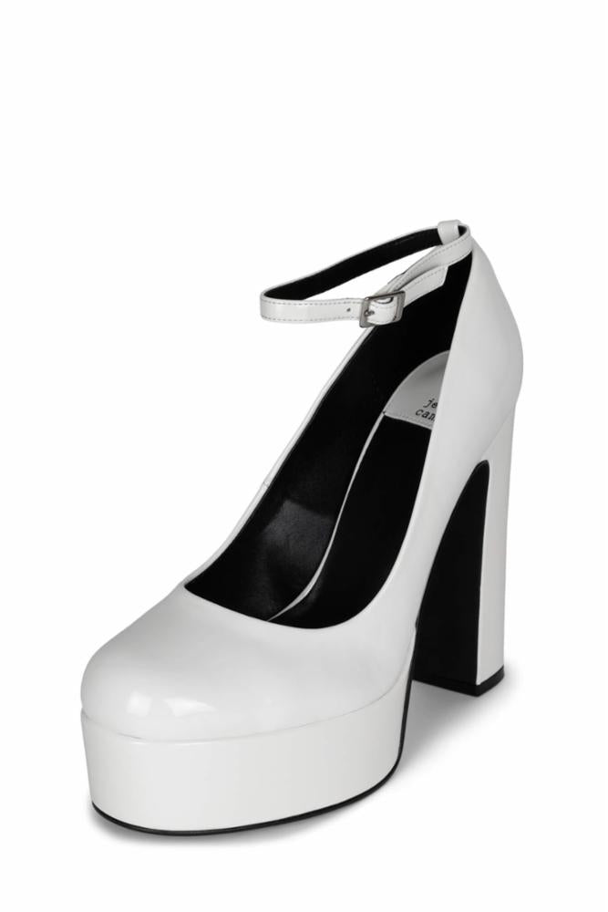 Jeffrey Campbell Women OKURR WHITE PATENT