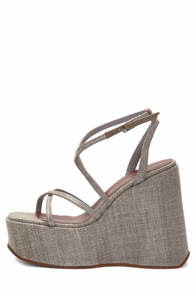 Jeffrey Campbell Women OLIANA BEIGE WOVEN