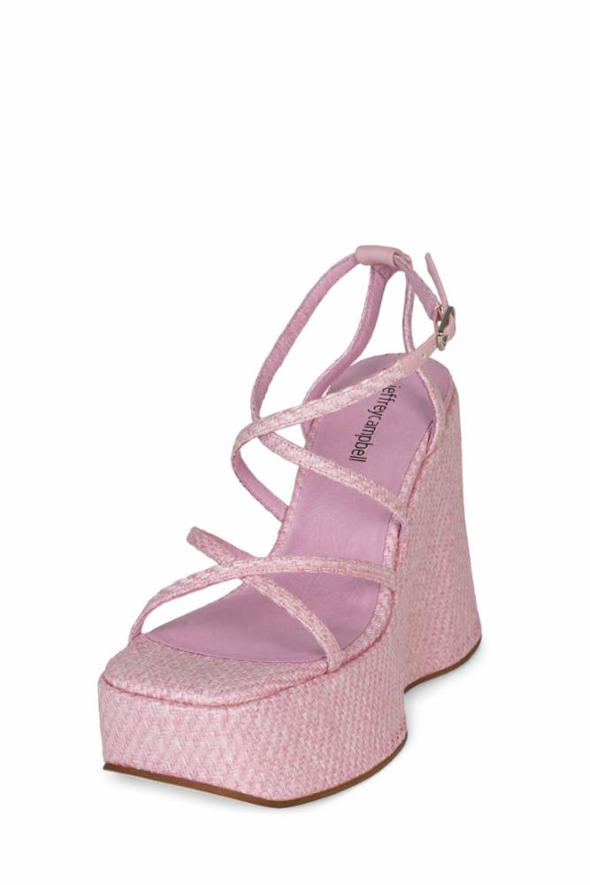 Jeffrey Campbell Women OLIANA PINK WOVEN