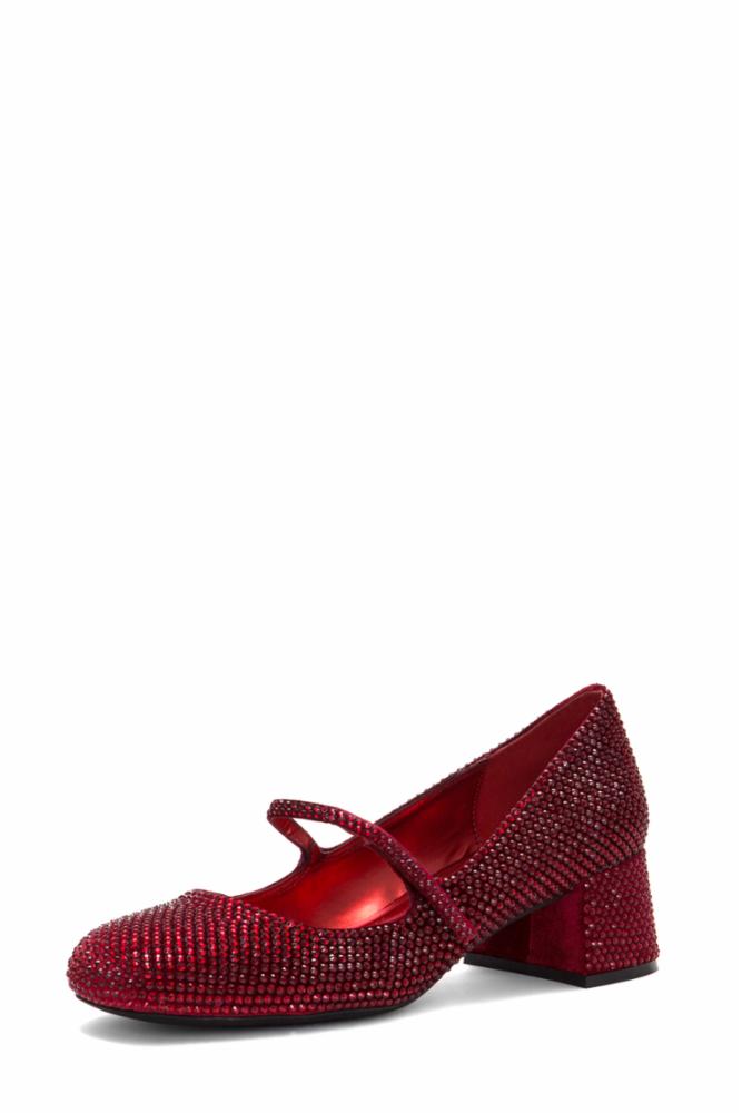 Jeffrey Campbell Women REGAL RED/VELVET COMBO