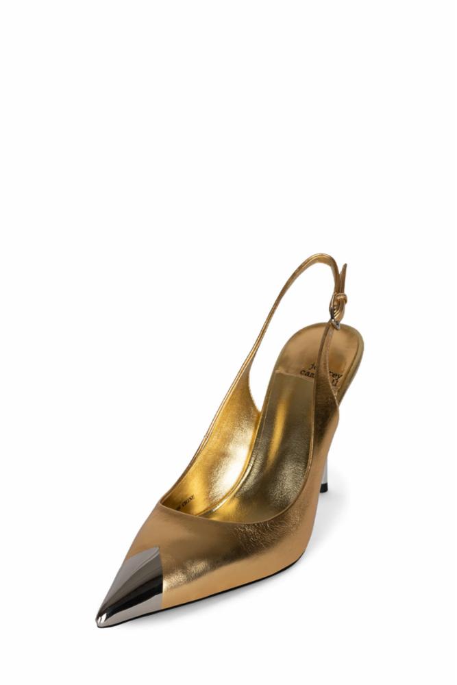 Jeffrey Campbell Women RIDDLER_MT GOLD METALLIC SILVER