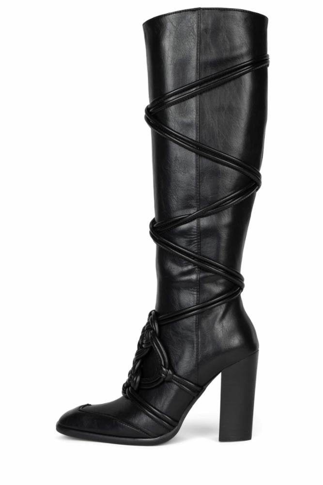 Jeffrey Campbell Women THE_LOOT BLACK SHINY/PU