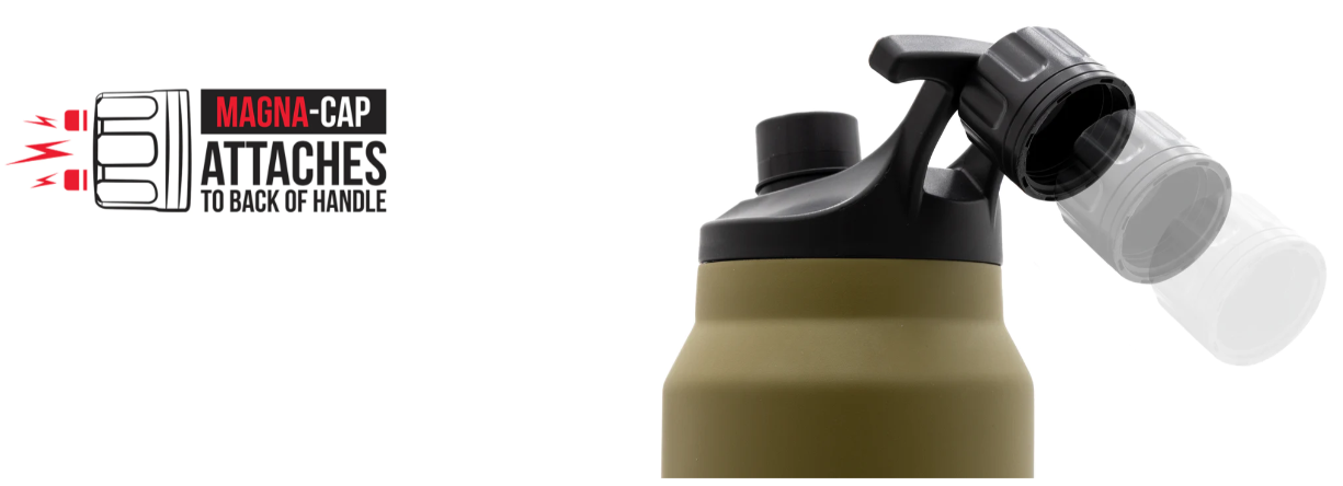 Wyld Gear 34 oz Water Bottle Magna Cap