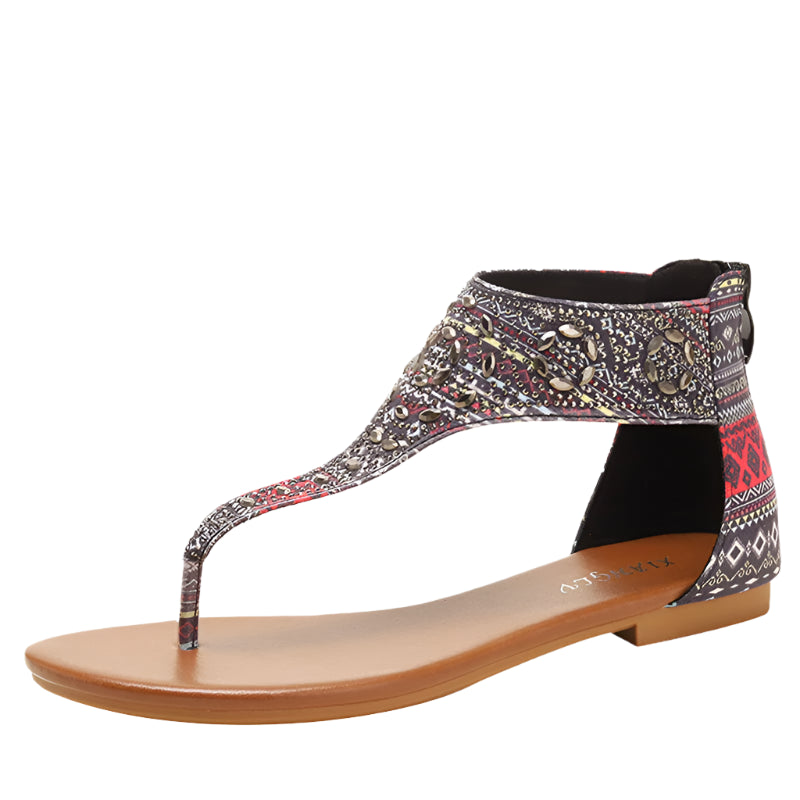 Exquisite Fashion Wedge Rhinestone Sandal