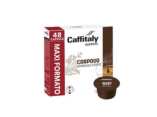 Caffitaly Capsules Corposo  - Box 48 Capsules