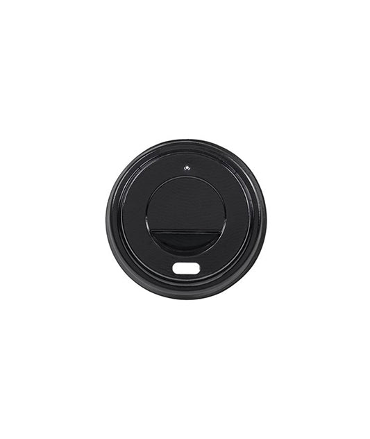 PS Sip Lids 65mm Black - 100pcs