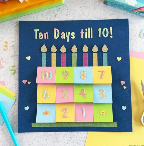 DIY Birthday Countdown Sign