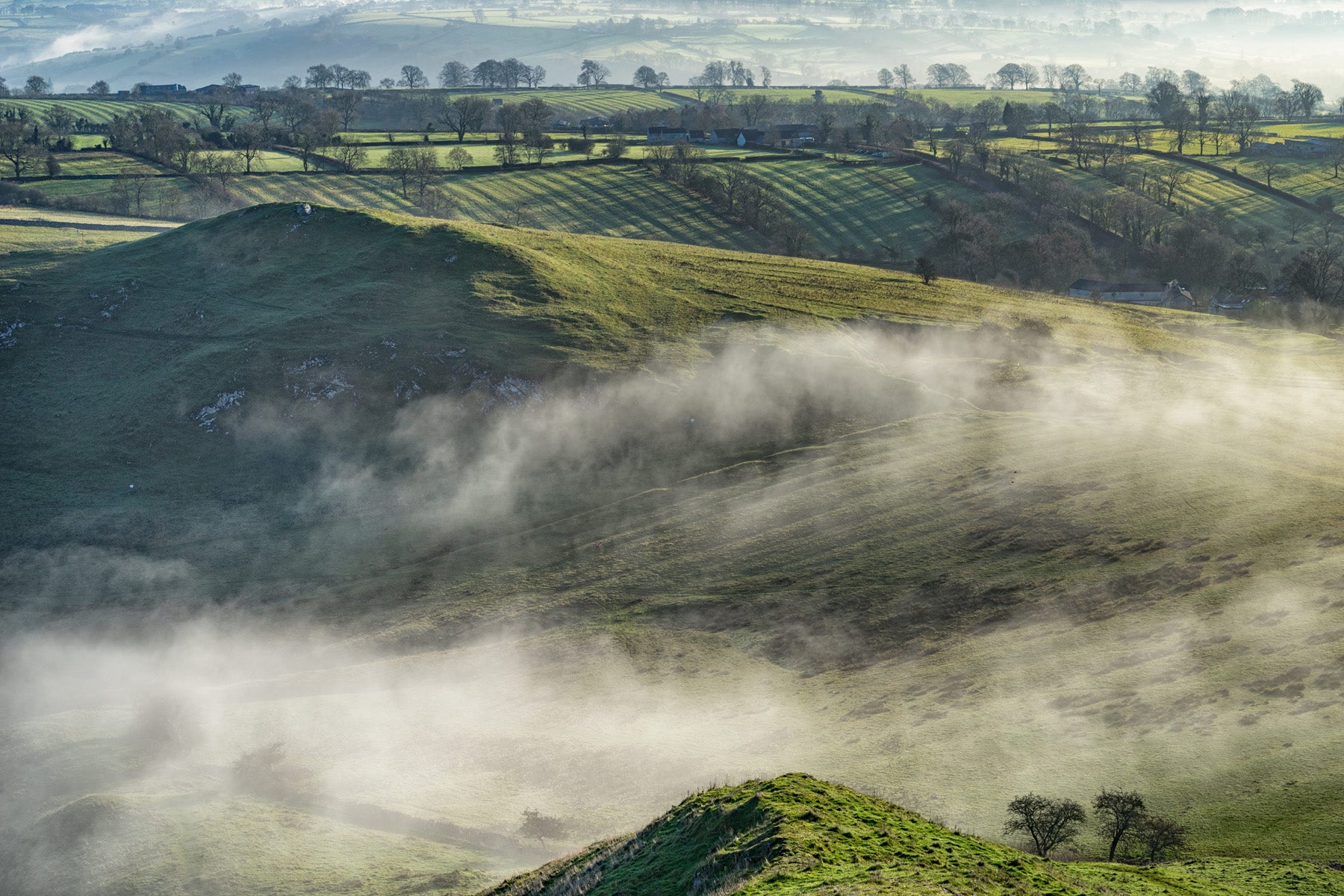 Misty morning over Dovedale