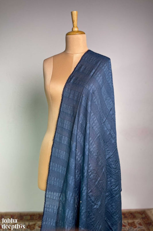Royal Blue Shade Slub Silk Pencil Pants- LobhaDeepthis – Lobha