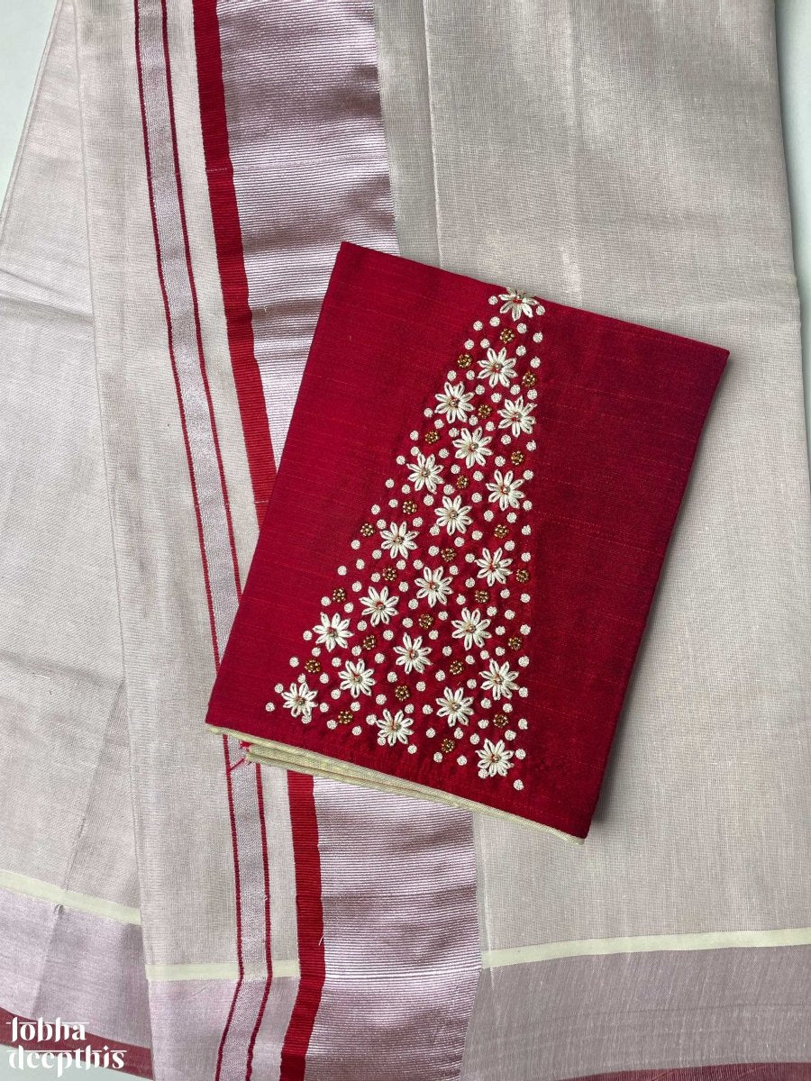 EE-V10348 Cream Madurai Cotton – sakhifashions