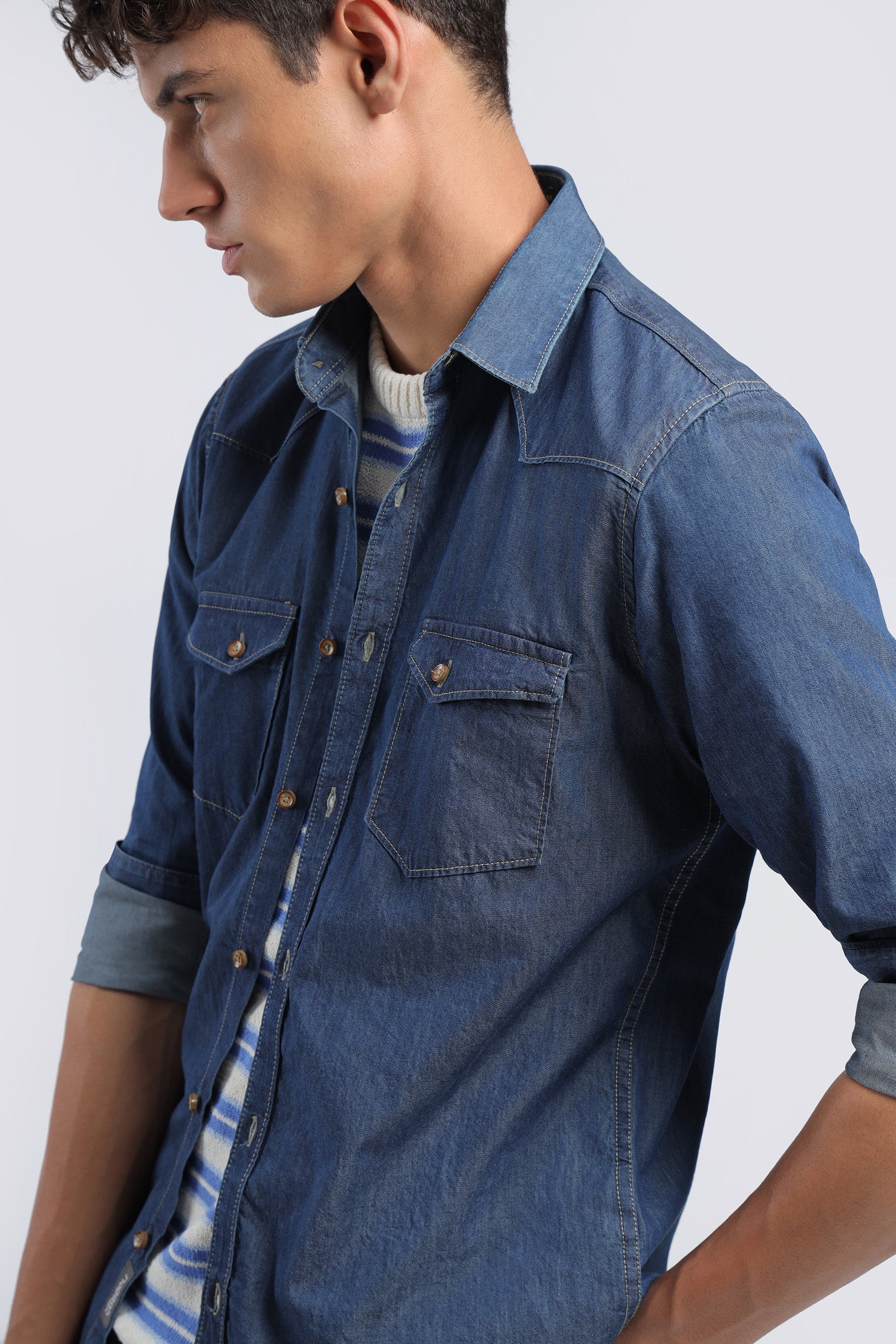 ND03102A Denim Shirt for Men – Noggah Denims