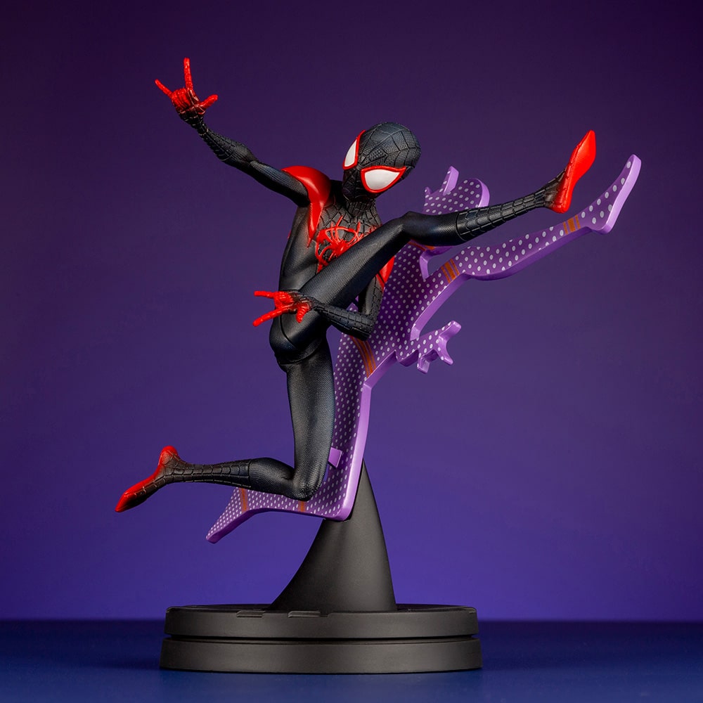 KOTOBUKIYA SPIDERMAN INTO THE SPIDERVERSE MILES MORALES HERO SUIT VER.  ARTFX+ STATUE - MK302 | Anotoys Collectibles