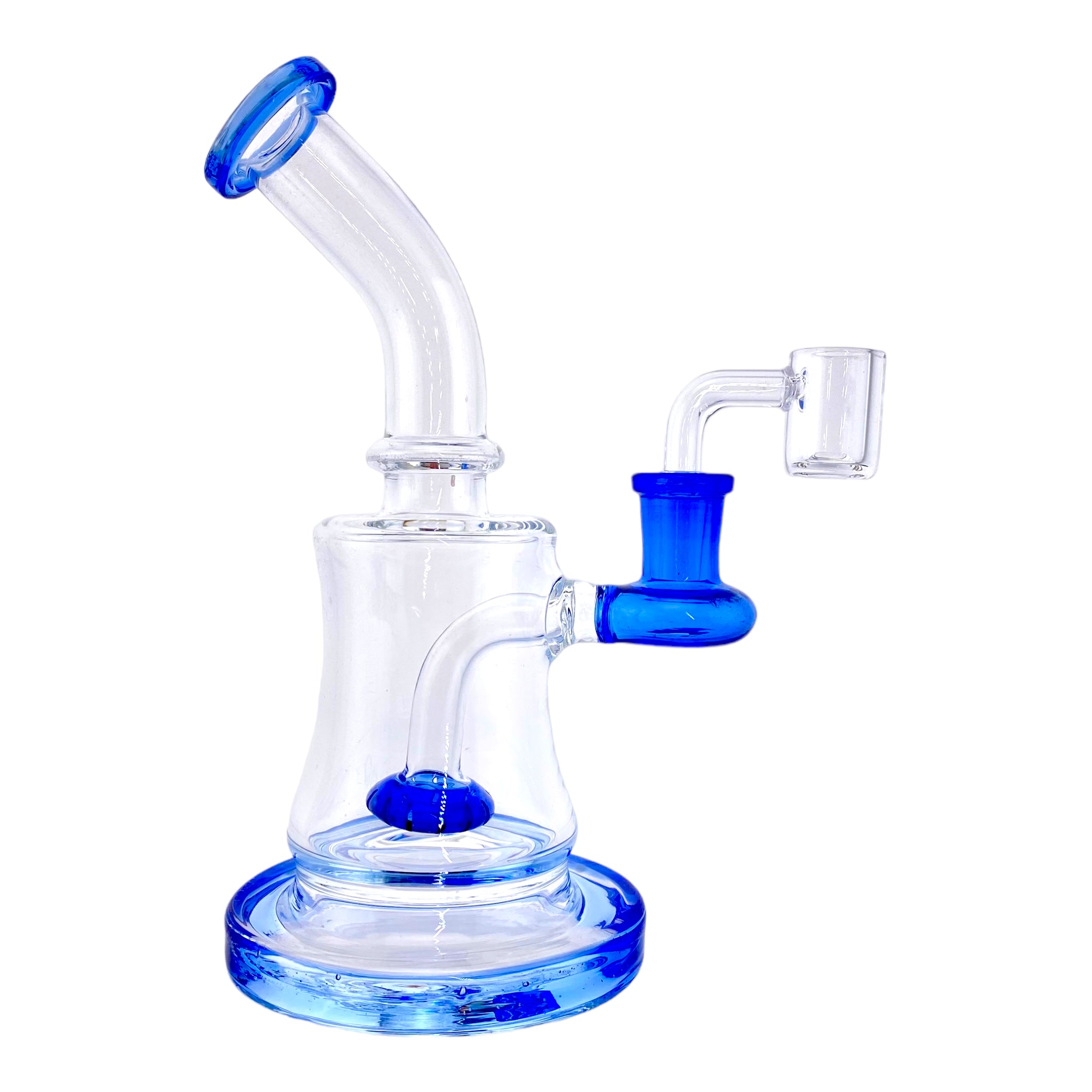 Blue Dreamer Silicone Dab Rig with Banger