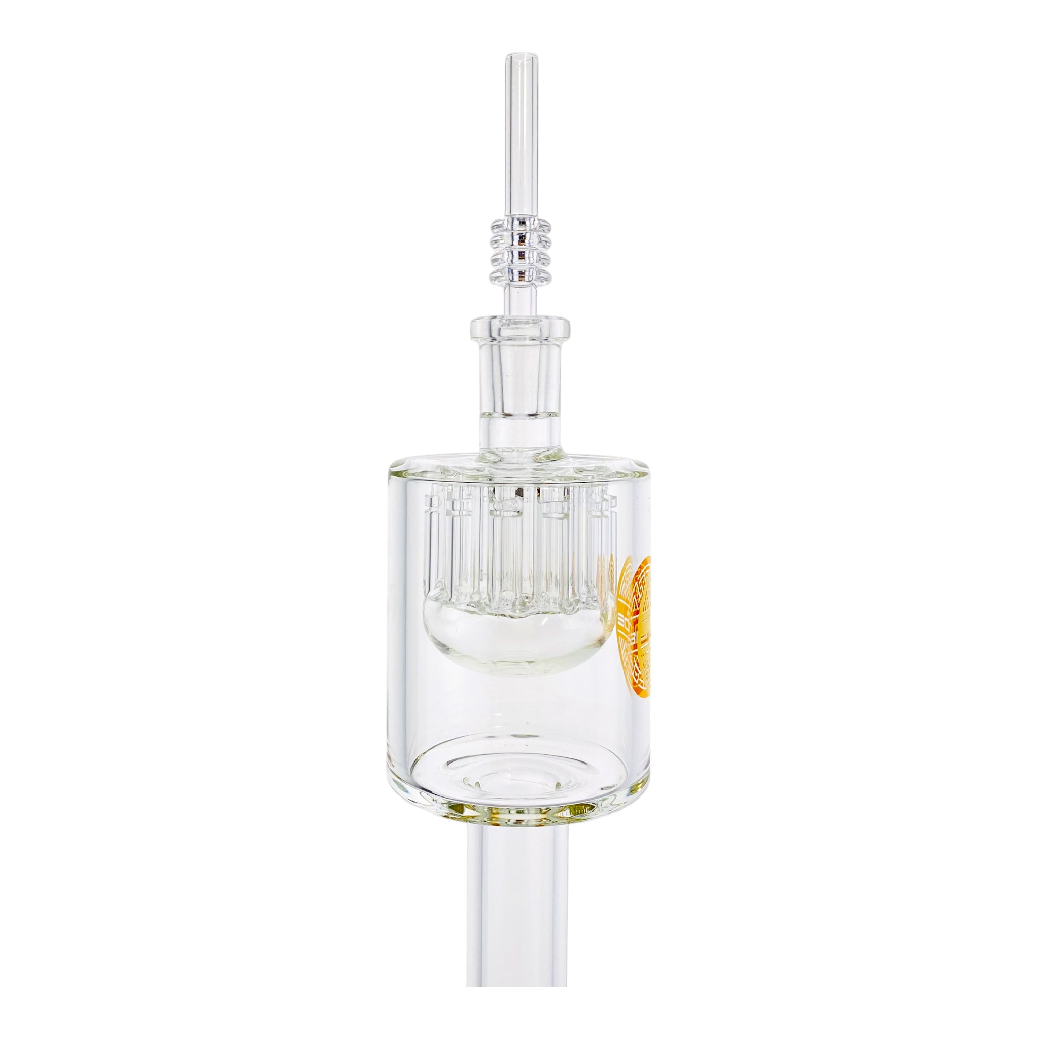 Bougie Glass - Large Nectar Collector With Multi Slit Disc Perc And Sm