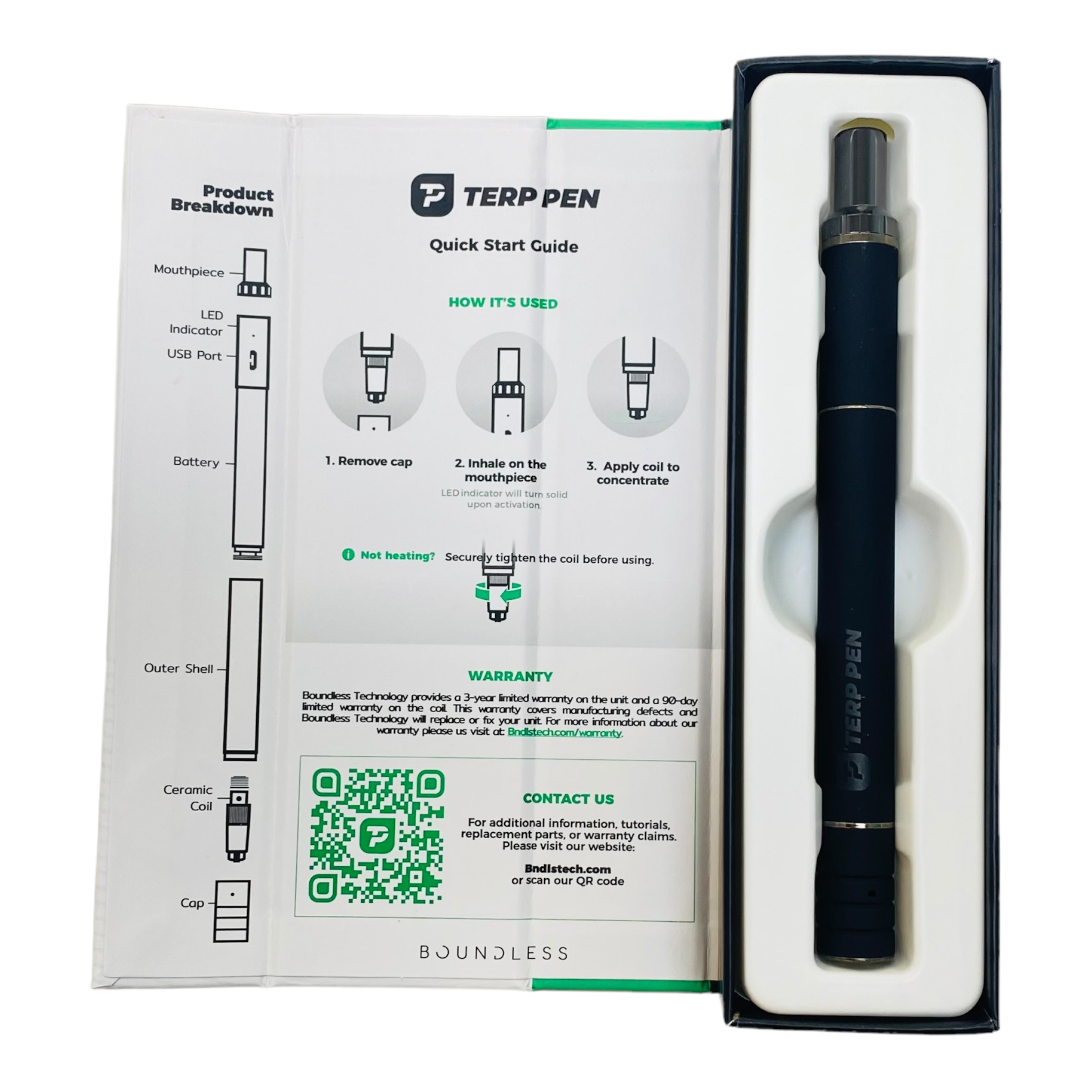 Boundless Terp Pen XL Vaporizer