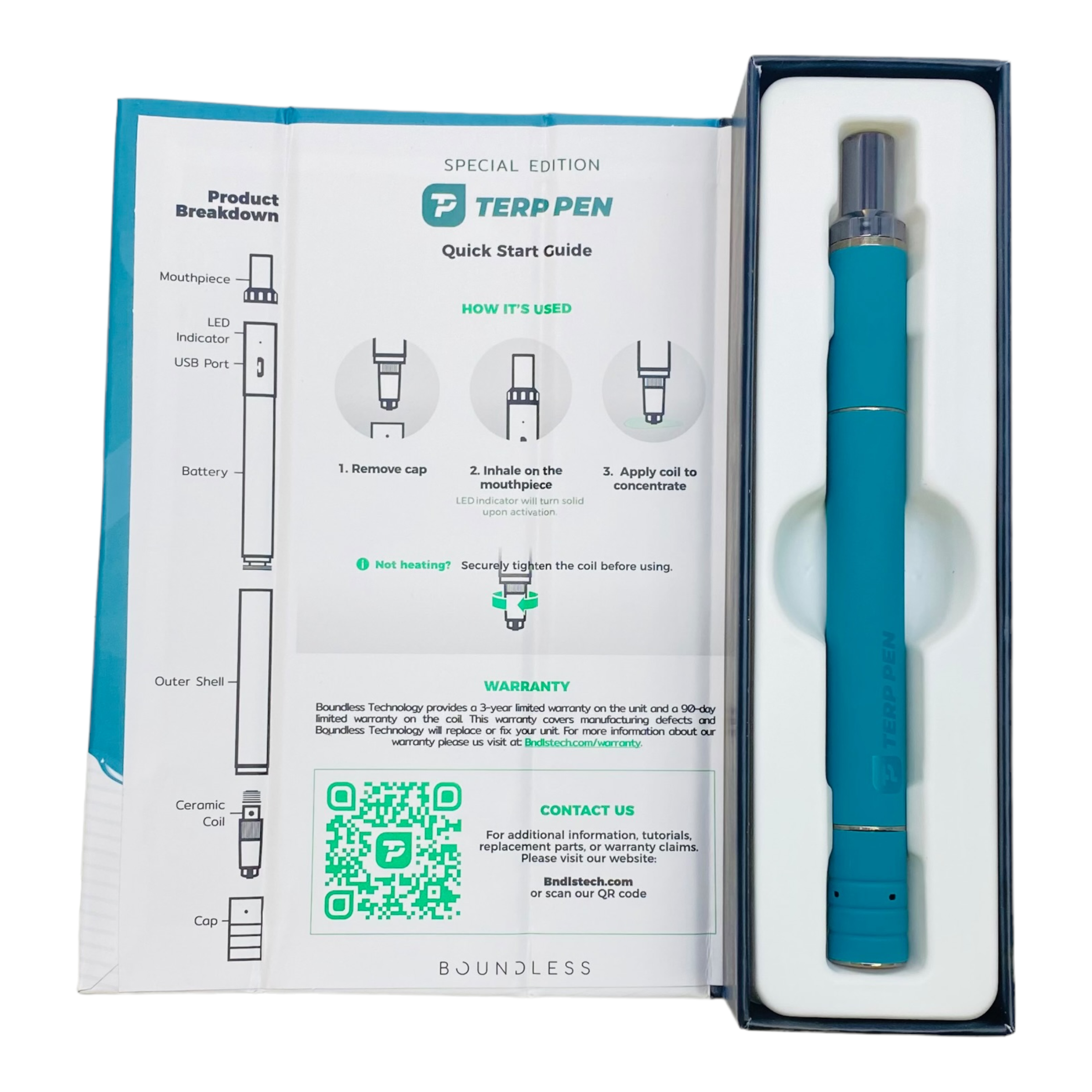 BOUNDLESS TERP PEN WAX VAPORIZER – Novelty King