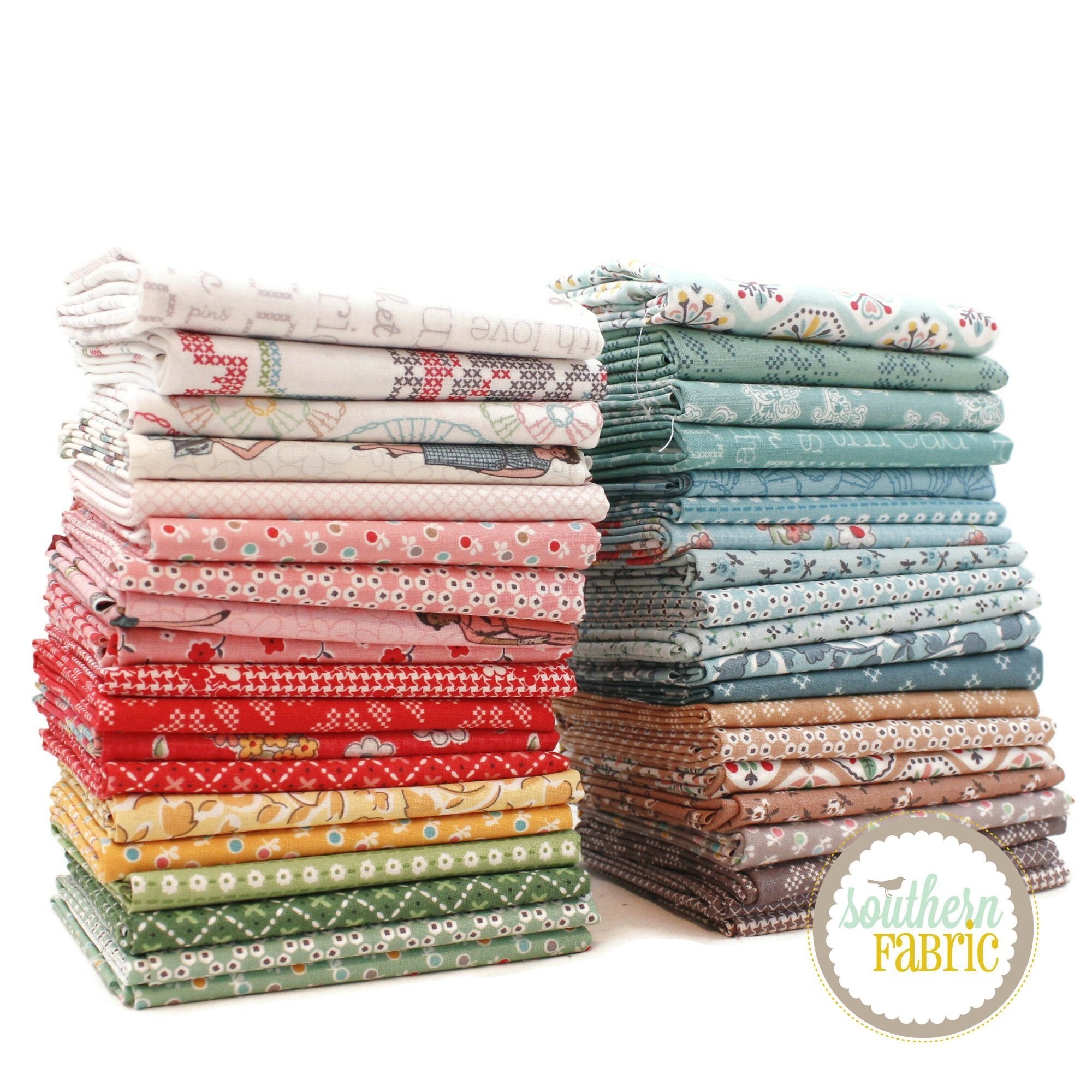 Stitch Fat Eighth Bundle (39 pcs) by Lori Holt for Riley Blake