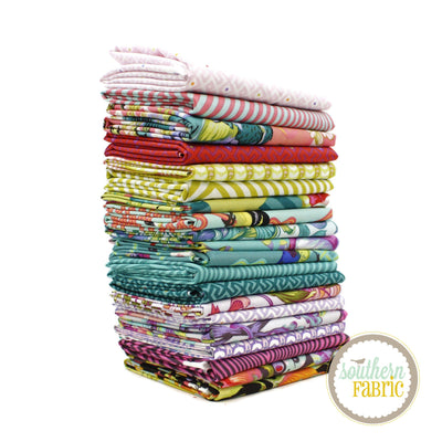 Tiny Beasts Fabric bundle - Tula Pink - fat quarter, half yard, or yard  bundles - Kustom Kwilts