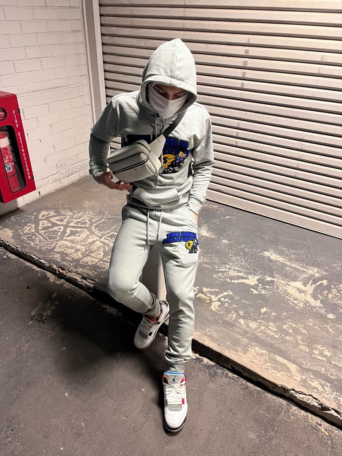 Bag Chaser Tracksuit - Grey – The Daily Collective Clothing