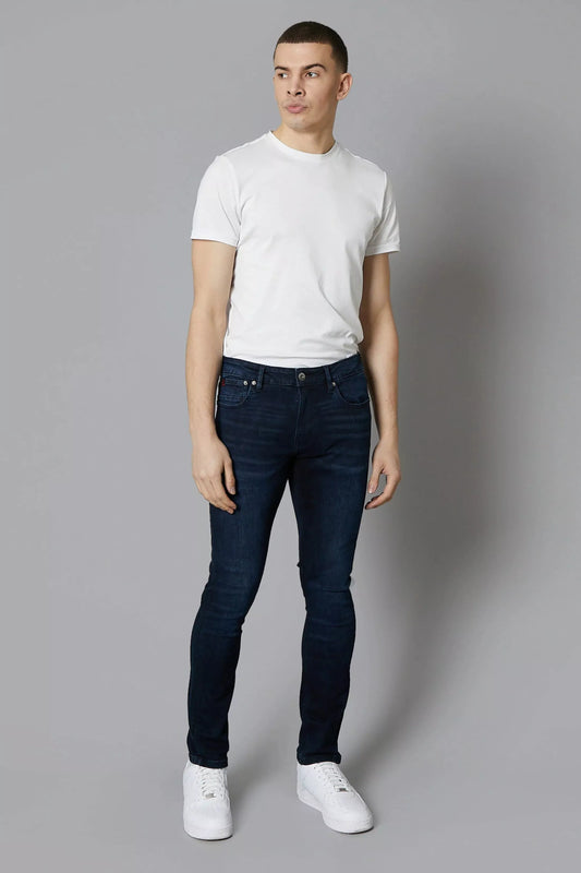 FLORIDA Tapered Fit Jeans In Mid Blue