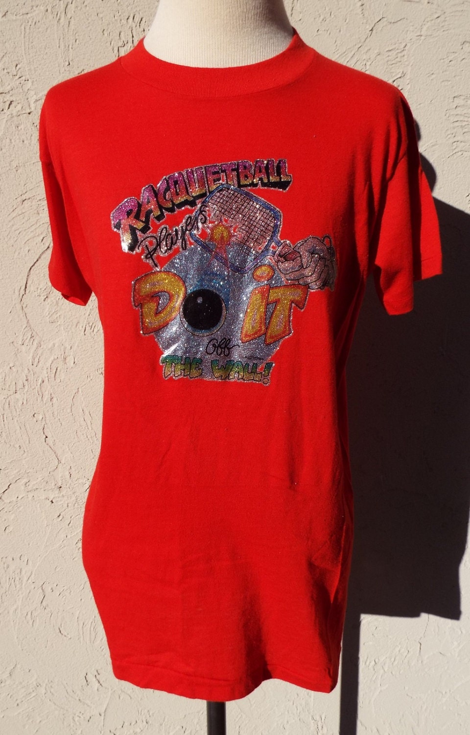 Vintage Roach Design Racquetball T Shirt by Devknit