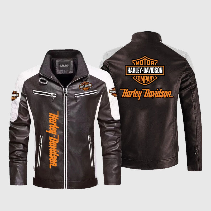 Harley Davidson Motorcycle Men’s New Leather Jacket – rfxleatherofficial