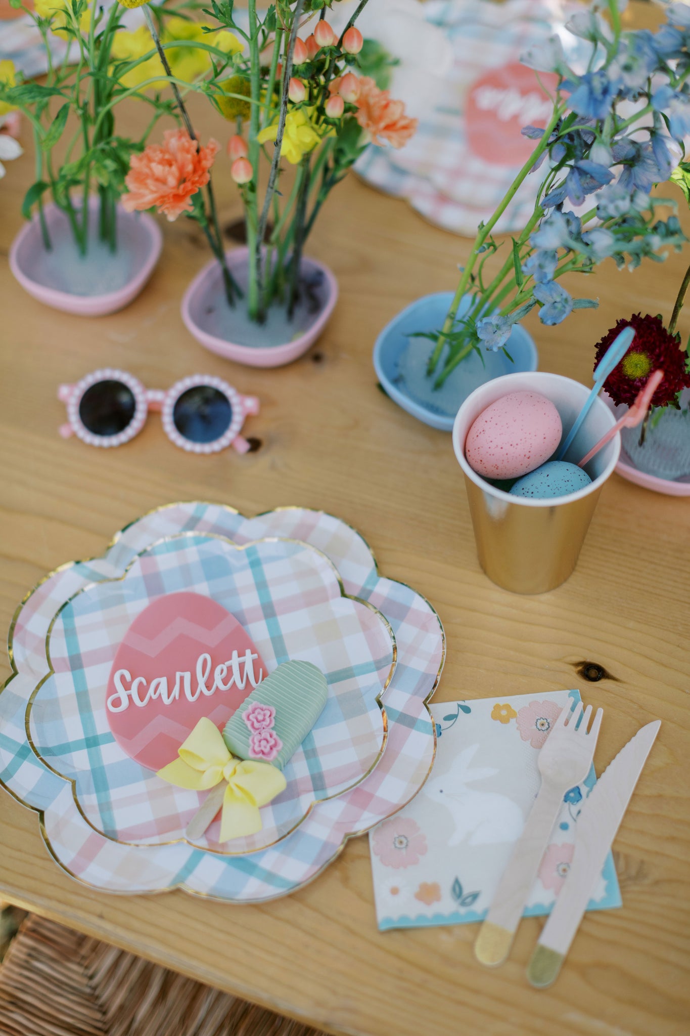 easter place setting