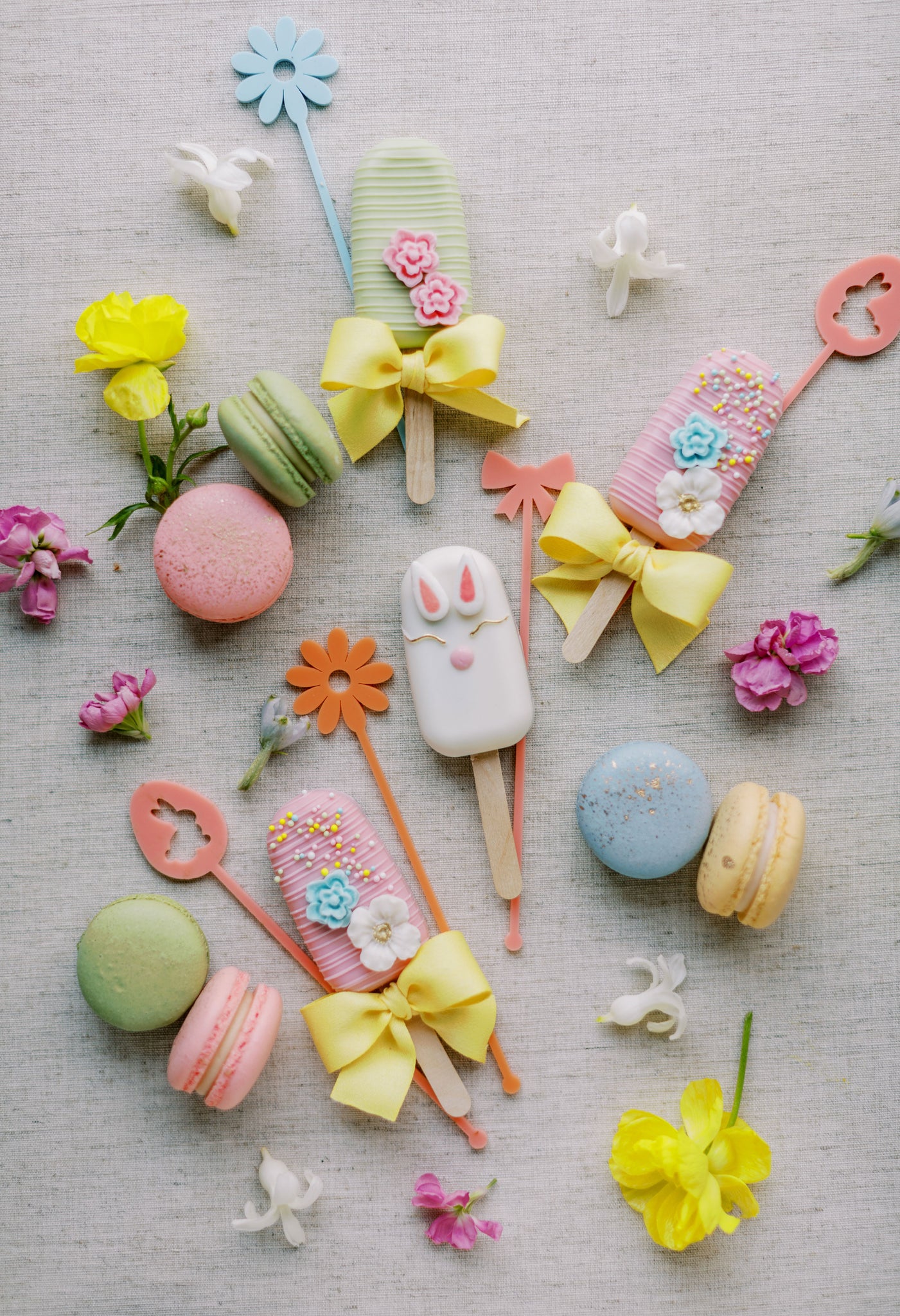 easter party flatlay