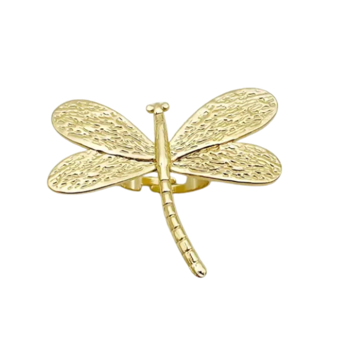 Gold Dragonfly Ring - SEH Chic Boutique