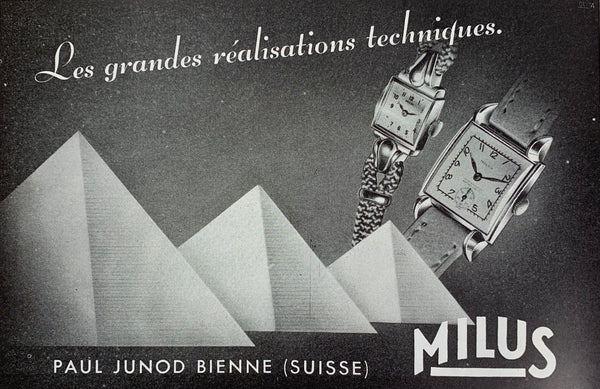 Milus - Des montres Suisses centenaires