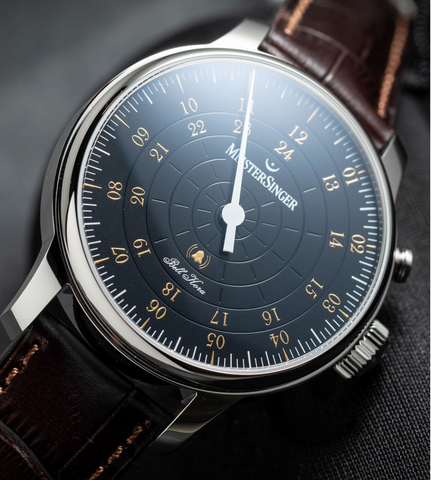 Montre Meistersinger Bell Hora Cadran Noir